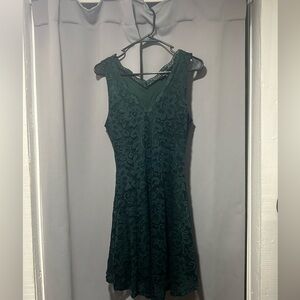 Green Dress, Size Medium, minimal stretch.